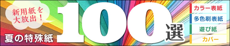 2017年 夏の特殊紙『100選』