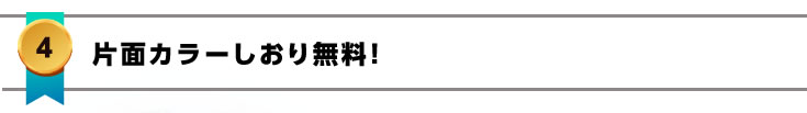 片面フルカラーしおり無料