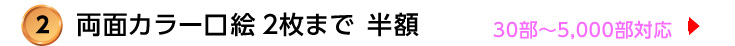 2.両面カラー口絵半額の詳細はこちら